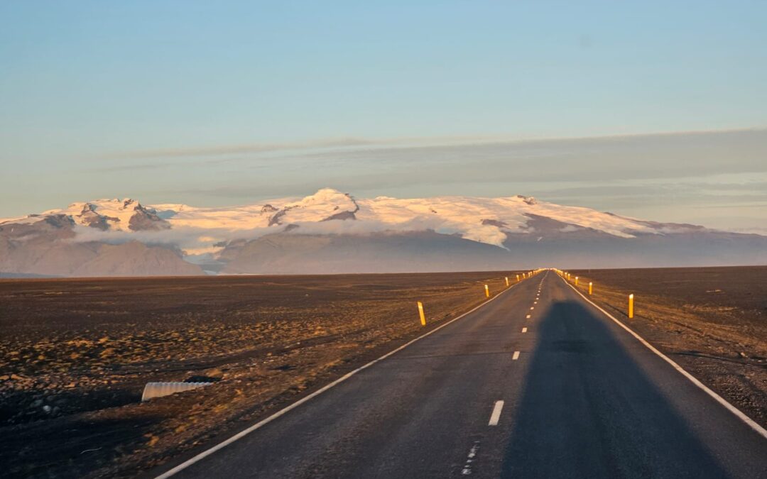 Icelandic road driving